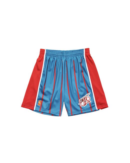 Mitchell & Ness Blue Reload Shorts "Nba Houston Rockets 1996" Smshgs20082 Hroltbl96" for men