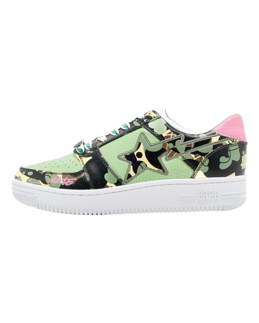 A Bathing Ape Black Sta Low M2 "Mo' Wax X Unkle for men
