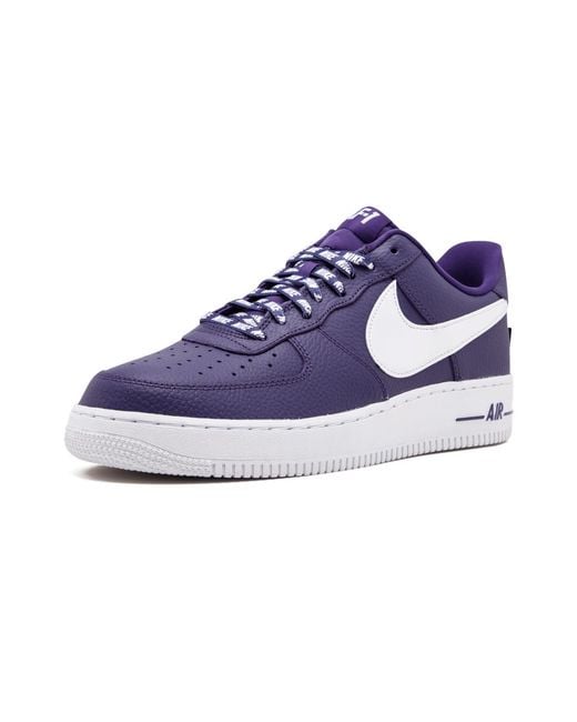 Nike Blue Air Force 1 '07 Lv8 "Nba Pack" 823511 501" for men