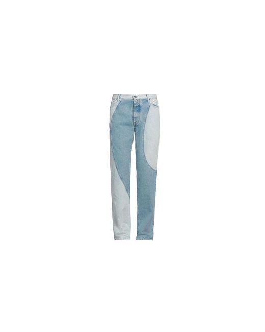 Off-White c/o Virgil Abloh Black Organic Block Western Jeans Omya16S23Den0024900" for men