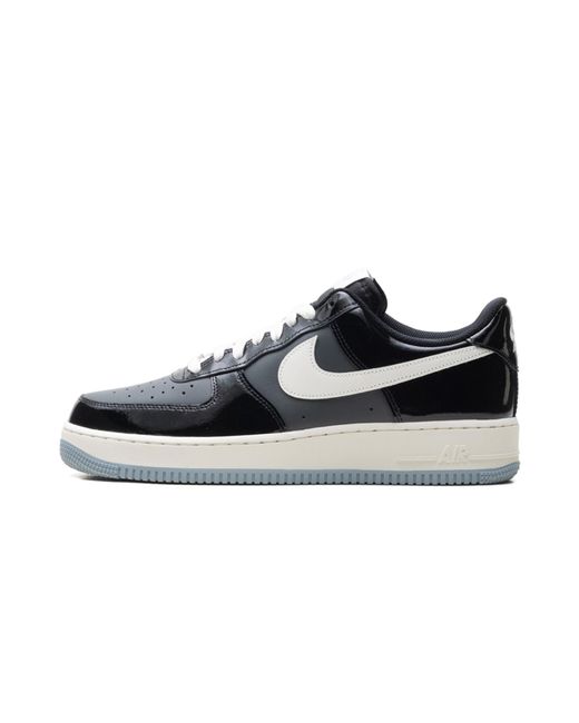 Nike Black Air Force 1 Low Iron Patent" Ib7676 001" for men