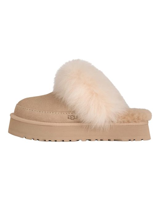 Ugg Black Disquette Chalet Slipper "Sandcastle" 1173930 Sndcs"