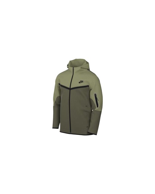 Nike Green Sportswear Tech Fleece Hoodie Cu4489 334"