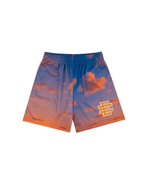 Eric Emanuel Blue Ee Sunset Clouds Shorts Ee847" for men