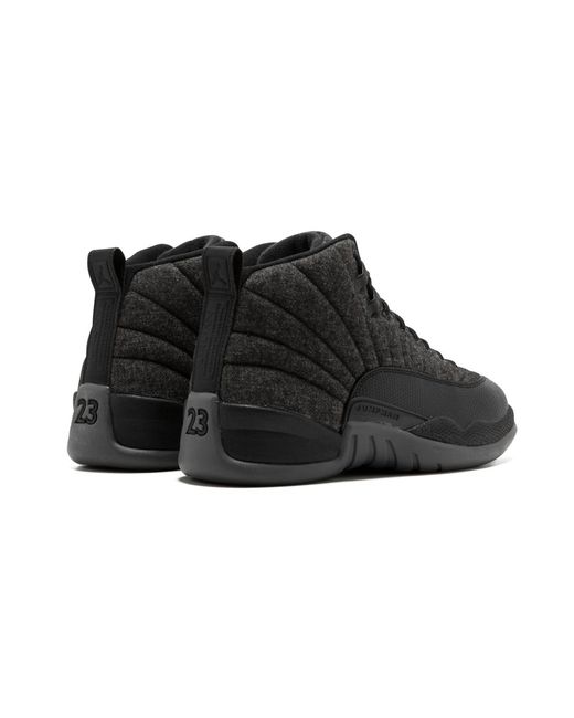 Nike Black Air 12 Retro Wool "Wool" 852627 003" for men