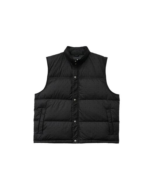Chrome Hearts Black Monogram Cross Pattern Puffer Down Vest Chrm1177" for men