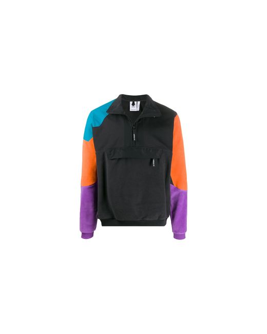 Adidas Black Originals Pt3 Half Zip Fleece Jacket Fm3680" for men