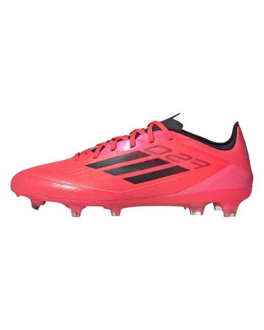 Adidas Black F50 Pro Fg "Turbo Aurora Platinum Metallic" Ie0597" for men