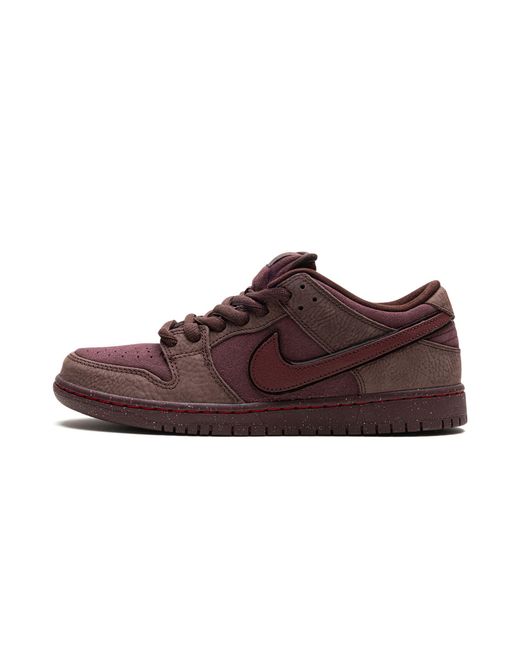 Nike Brown Sb Dunk Low "city Of Love" Shoes for men