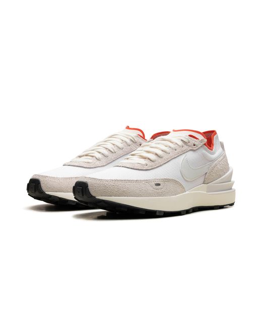 Nike Black Waffle One Vintage "white Picante Red" Shoes