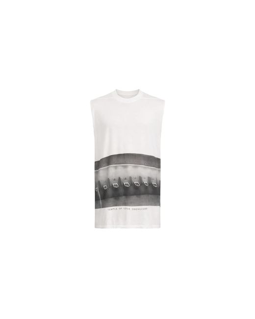 Rick Owens Black Sleevesless Jumbo Top "Milk Wash Rr01F2108 Bhep4 5109" for men