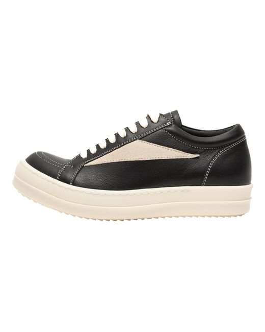 Rick Owens Black Hollywood Vintage Sneaker Low Milk" Rp01E7888 Lcolvs 911"