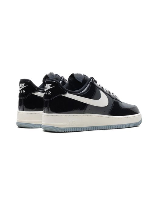 Nike Black Air Force 1 Low Iron Patent" Ib7676 001" for men