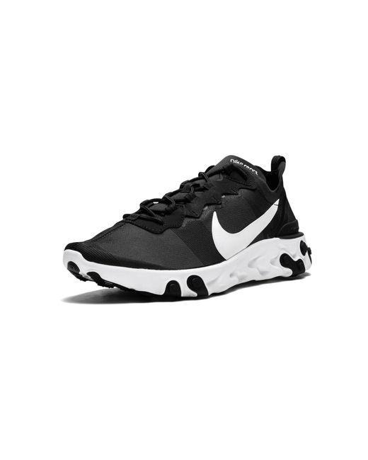 Nike Black React Element 55 Bq6166 003" for men