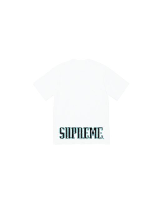 Supreme Black Contrast Appliqué S/S Top "Fw22