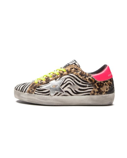 Golden Goose Deluxe Brand Black Super-Star Zebra Multi" Gwf00104F00090880676"