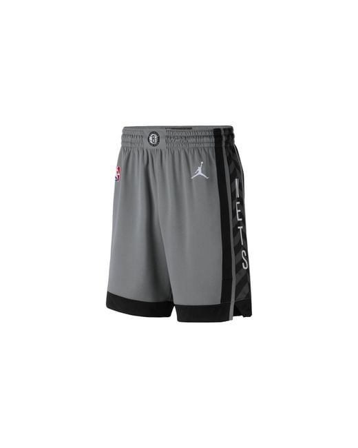 Nike Black Brooklyn Nets Nba Edition Shorts Cv8613 002" for men