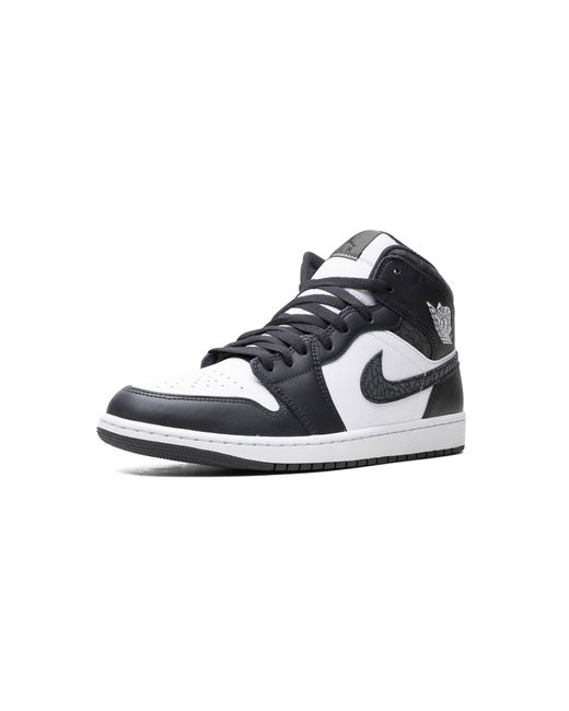 Nike Black Air 1 Mid "panda Elephant" Shoes for men