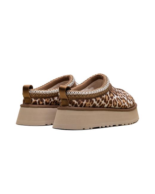 Ugg Black Tazz Plains Slipper "Felicity Leopard Jasmine" 1177890 Fdj"
