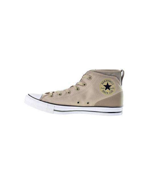 Converse Black Chuck Taylor All-Star Street Mid "Vintage Khaki/Malt" 155482C" for men