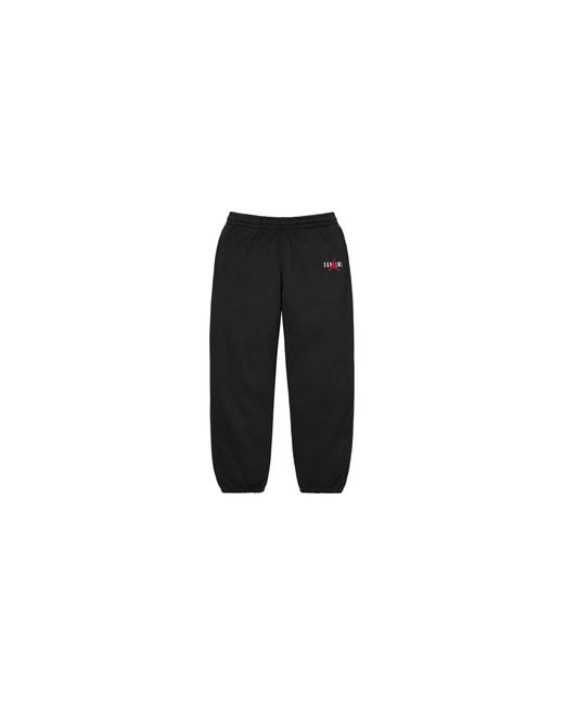Supreme Black Jordan Sweatpant "Fw24