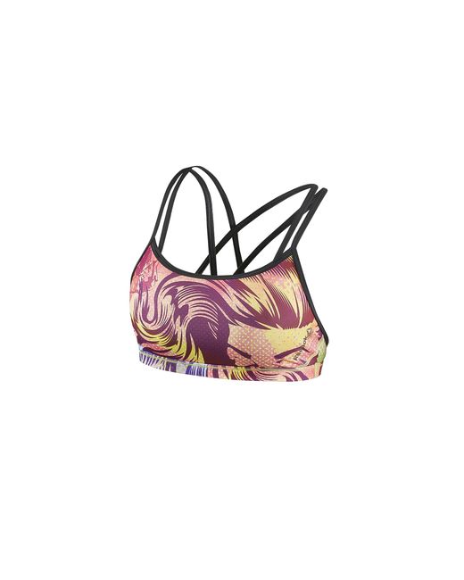Reebok Black Rcf Hero Strength Bra "Comic Clash" B45088"