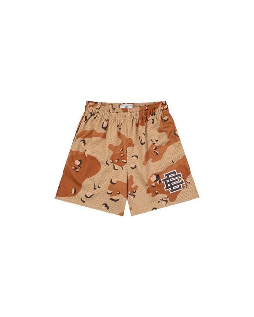 Eric Emanuel Black Basic Shorts "Camo Chip" Ee100" for men