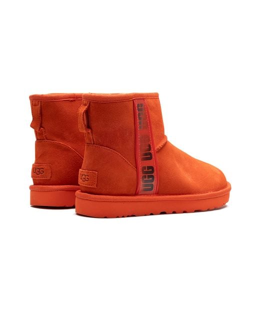 Ugg Red Classic Mini Side Logo Ii Boot 1134962 Hong"