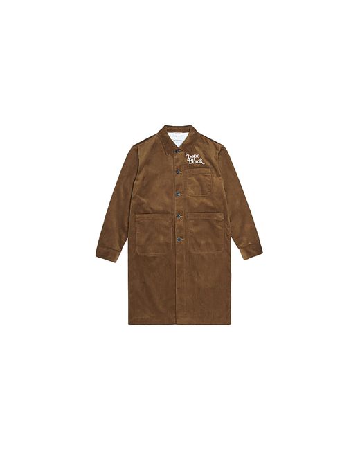 A Bathing Ape Black Japan Corduroy Down Work Jacket Bbkocjk7400Mjbgx" for men