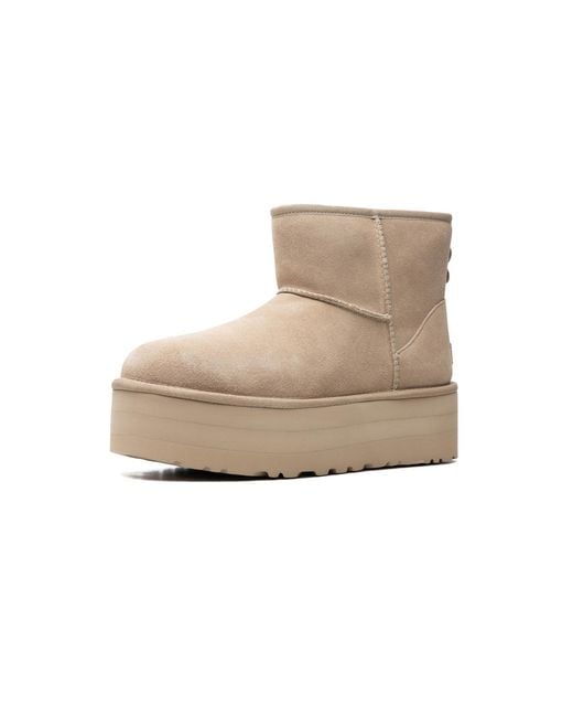 Ugg Black Classic Mini Platform "Mustard Seed" 1134991 Mdsd"