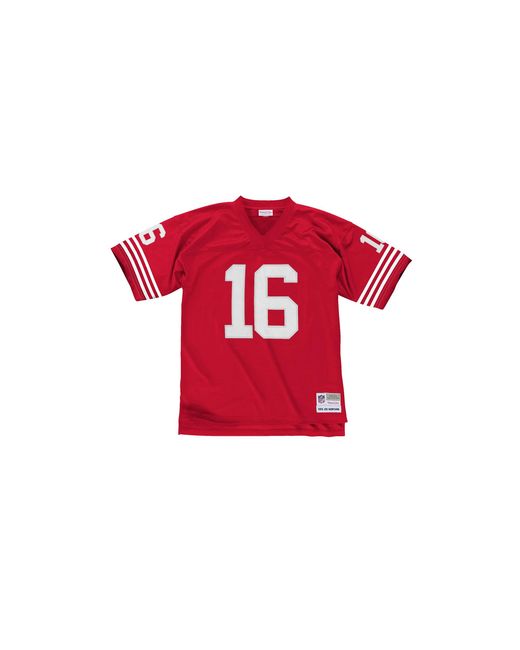 Mitchell & Ness Red Legacy Jersey "Nfl San Francisco 49Ers 90 Joe Montana" Lgjyac18050 Sf4Scar90Jmo" for men