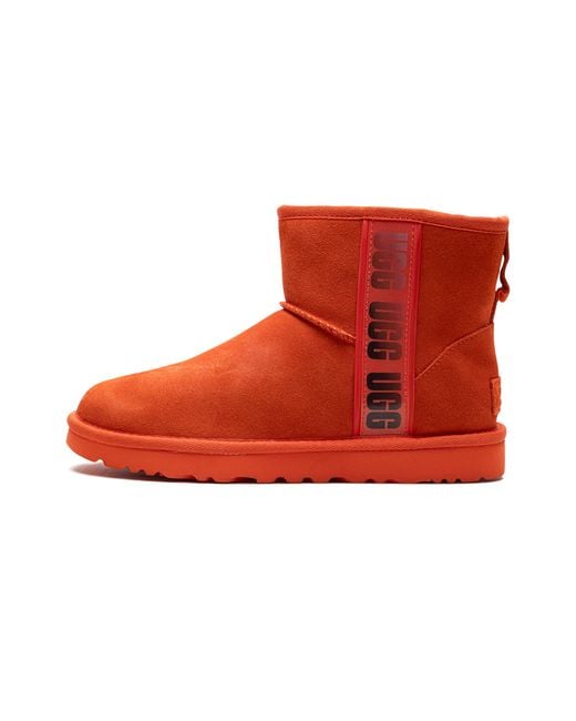 Ugg Red Classic Mini Side Logo Ii Boot 1134962 Hong"