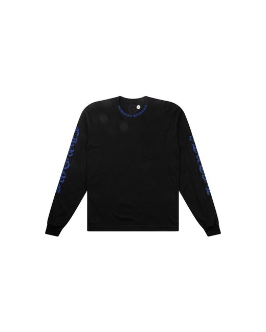 Chrome Hearts Black 1988 Neck Logo Long Sleeve T-Shirt Chrm0050" for men