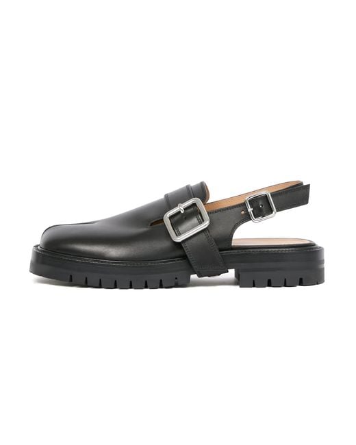 Maison Margiela Black Tabi County Sandals S57Wp0103P3292H8396" for men