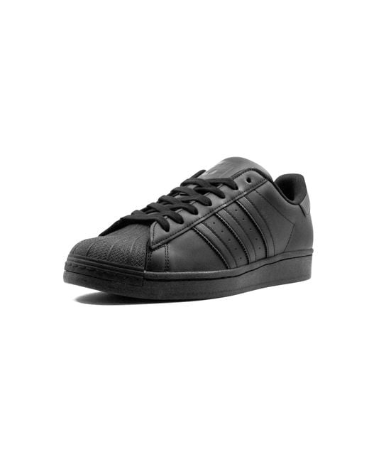 Adidas Black Superstar "Triple" Shoes for men