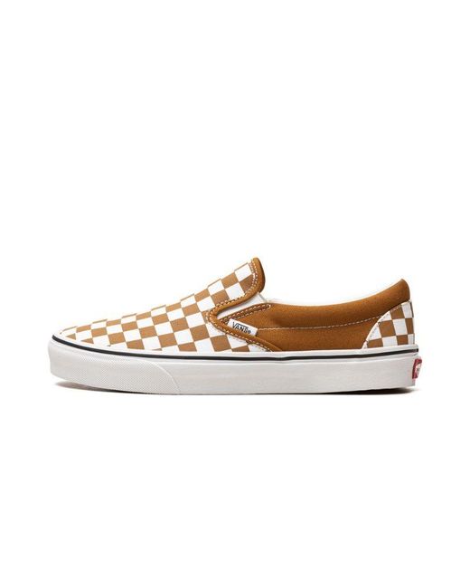 Vans Black Classic Slip On "color Theory Checkerboard" Shoes for men