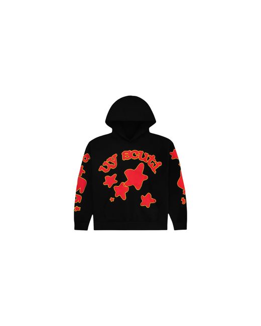 Sp5der Black Uy Scuti Hoodie 202"