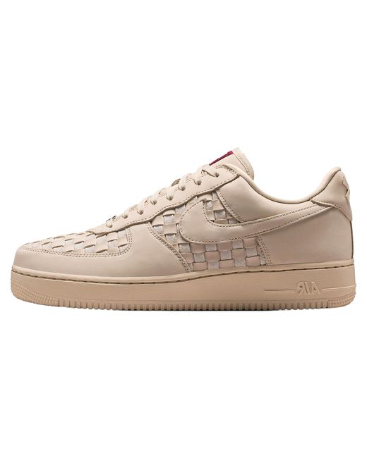 Nike Black Air Force 1 Low Retro Premium "Woven Sanddrift Pale Ivory" Im5755 100" for men