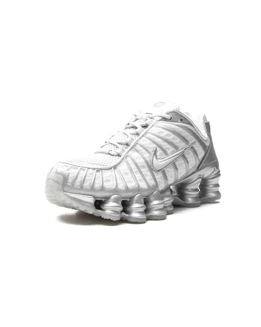 Nike Metallic Shox Tl "Chrome" Ar3566 003"