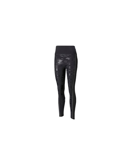 PUMA Black High Shine High Waisted 7/8 Running Leggings 521065 01"