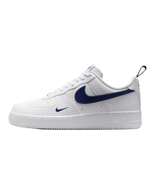 Nike Black Air Force 1 Low '07 Lv8 "Carbon Fiber Swoosh Midnight" Ir5599 100" for men