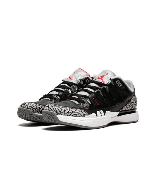 Nike Zoom Vapor Aj3 "black/cement Jordan 3" Shoes