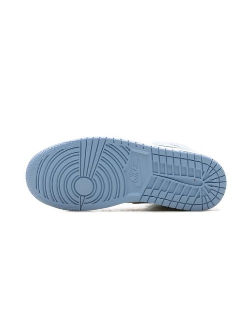 Nike Blue Air 1 Mid "Psychic Sail Coconut Milk" Bq6472 402"