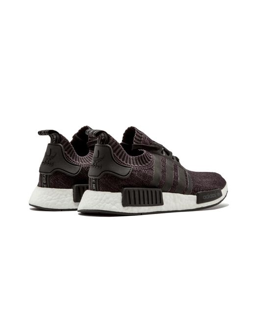 Adidas Black Nmd R1 Pk "Winter Wool" Bb0679" for men