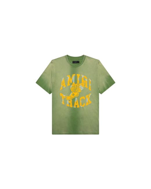 Amiri Green Track T-Shirt Amjyte1003 310" for men