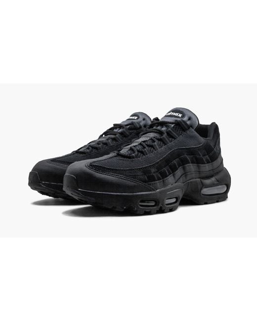 Nike Air Max 95 Essential "triple Black" Shoes | Lyst