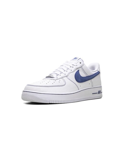 Nike Black Air Force 1 '07 Lv8 Deep Royal Contrast Stitch" Hq2037 100" for men