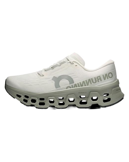On Shoes Black Cloudmonster 3 "Ivory Tin" 3Wg10034469"