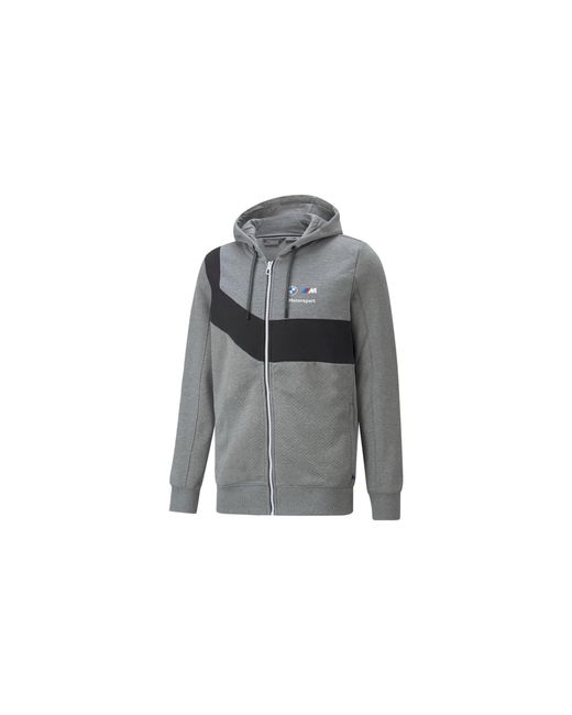 PUMA Black Bmw Motorsport Hdd Sweat Jacket "Heather" 535864 03" for men