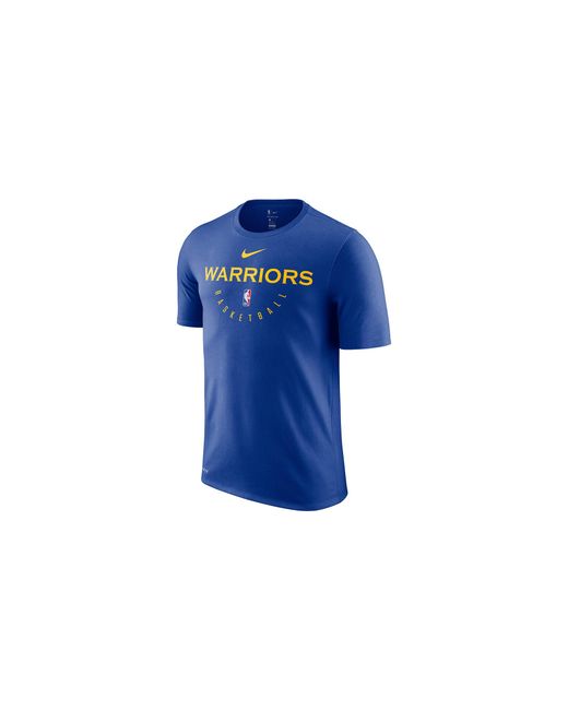 Nike Blue Nba Golden State Warriors Dri-Fit T-Shirt Ar5885 495"